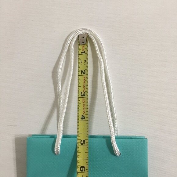 Tiffany & Co Mini Paper Gift Bag 6" x 5" x 3" NEW! - Picture 12 of 14